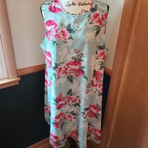 Jessica Howard Sleeveless Floral Dress NWT